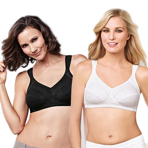 Amoena® Nora Wire-Free Bra  Wire free bras, Feminine look, Everyday bra