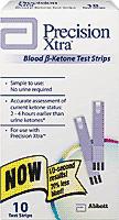 Abbott Laboratories Precision Xtra® End/Top Fill Blood Ketone