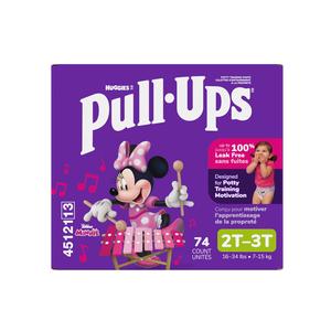 Pull-Ups® Learning Designs® Training Pant, for Girl, Size 2T to 3T, Giga Pack