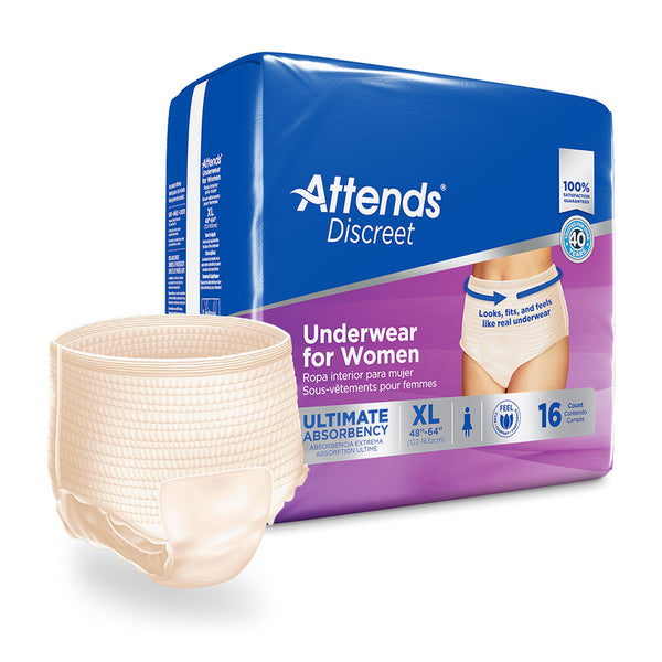 Female Adult Absorbent Underwear Attends Discreet Pull On with Tear Aw ...