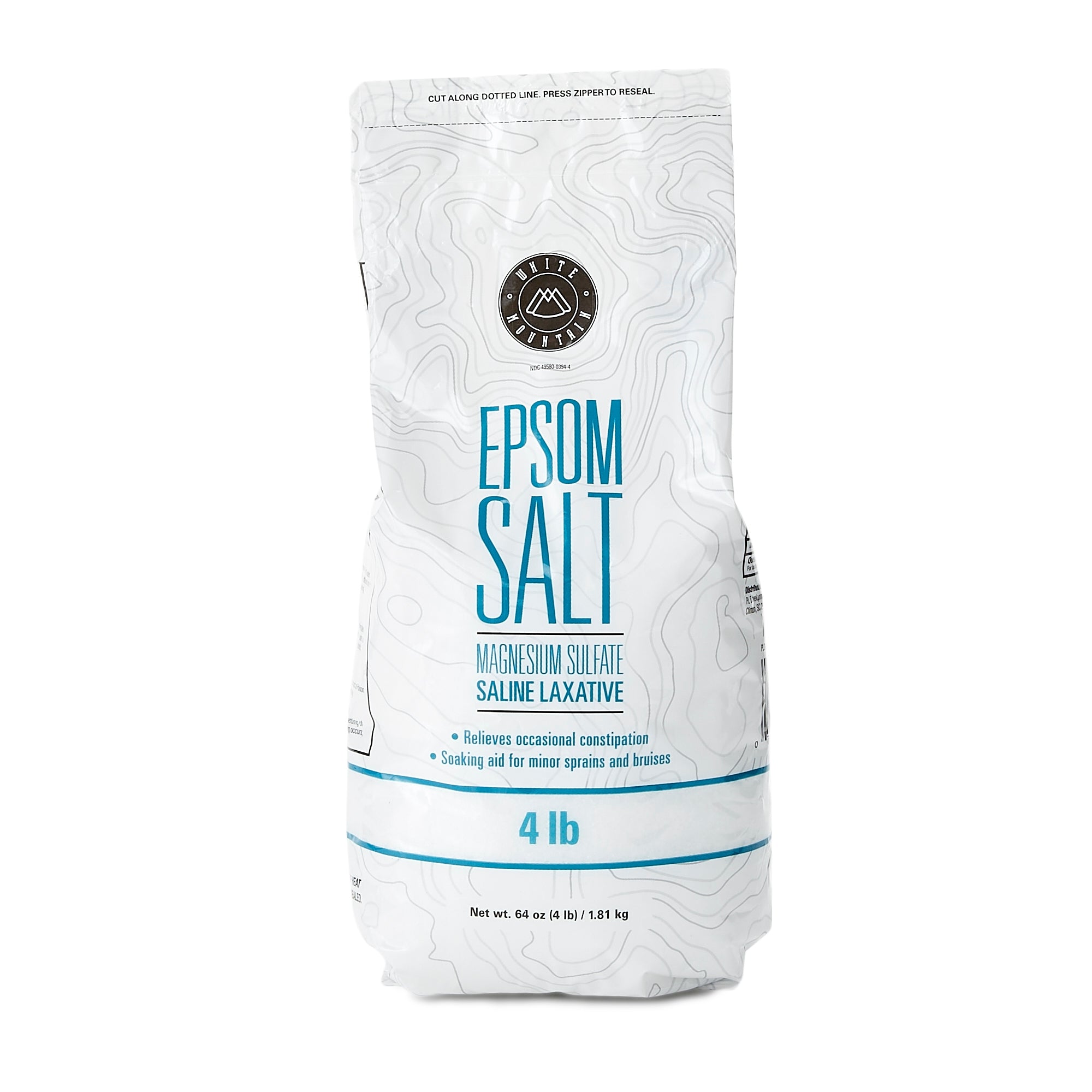 Epsom Salt Granules 4 lbs. Carton - discountmedicalsupplies.com
