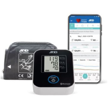 A&D Medical Wireless One Button Blood Pressure Monitor