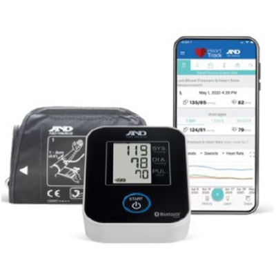 A&D Medical Wireless One Button Blood Pressure Monitor