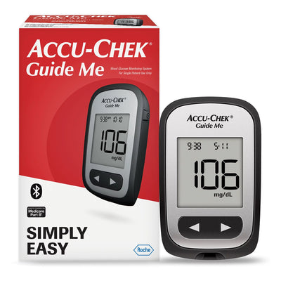 Blood Glucose Meter Accu-Chek® 4 Second Results Stores up to 30 Results No Coding Required