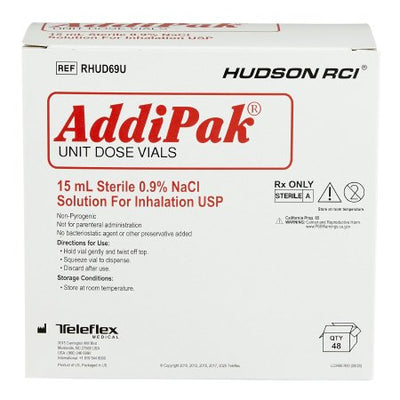 Addipak Respiratory Therapy Solution Sodium Chloride, Preservative Free 0.9% Solution