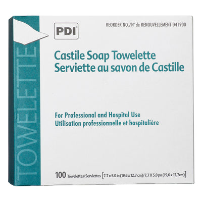 Personal Wipe PDI® Castile Soap Individual Packet