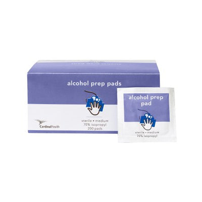 Alcohol Prep Pad 2-Ply - Box of 200 by Cardinal Health