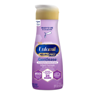 Infant Formula Enfamil NeuroPro™ Gentlease® Unflavored 32 oz. Bottle Liquid Milk-Based Crying / Spitup
