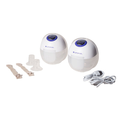 Hands Free Double Electric Breast Pump Lansinoh® DiscreetDuo™