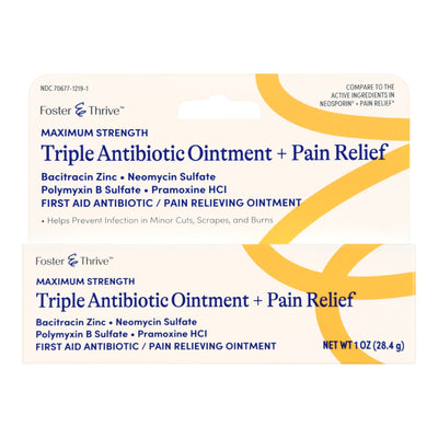 First Aid Antibiotic with Pain Relief Bacitracin / Neomycin / Polymyxin B / Pramoxine HCl Tube