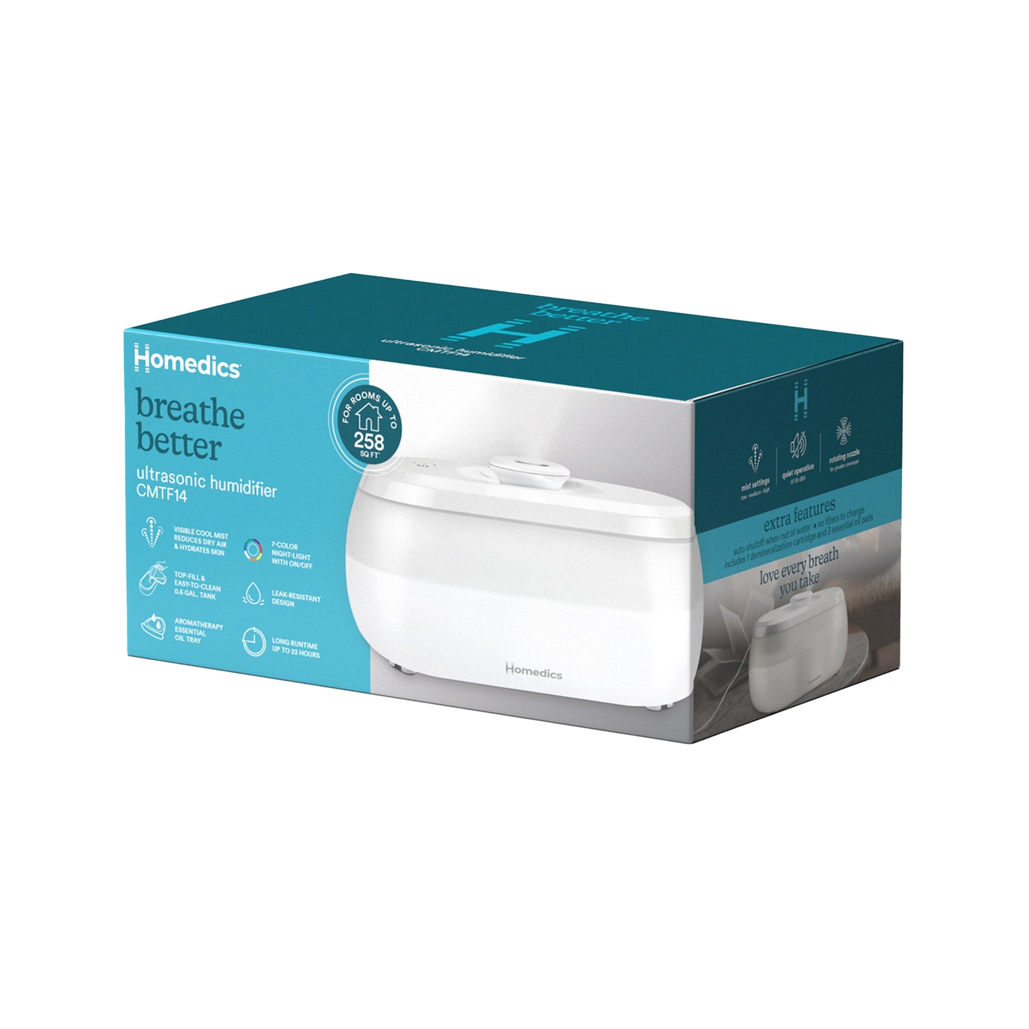 Homedics® Ultrasonic Humidifier - discountmedicalsupplies.com