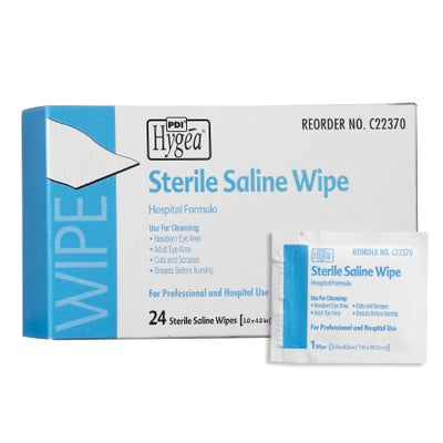 Saline Cleansing Towelette Hygea Individual Packet Unscented