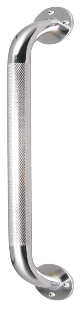 Chrome Knurled Grab Bar 24" L by Drive Medical
