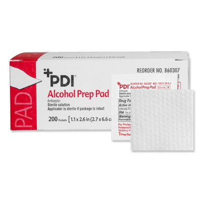 Alcohol Prep Pad PDI® 70% Strength Isopropyl Alcohol