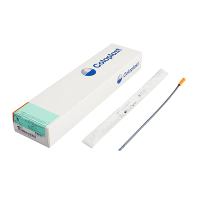 Coloplast Self-Cath Intermittent Catheter with Guide Strip, Coude Olive Tip, Funnel End, Latex-Free
