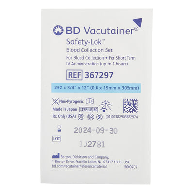 Safety-Lok Vacutainer Blood Collect Sets by Becton Dickinson