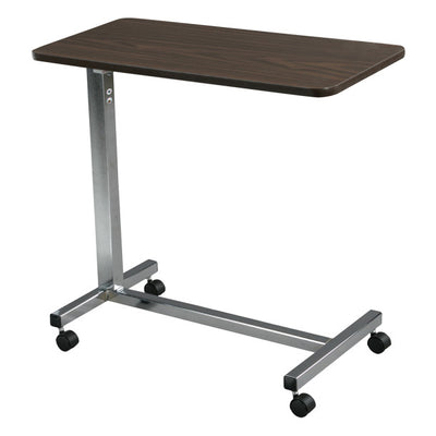 Non-Tilt Overbed Table with Chrome Base