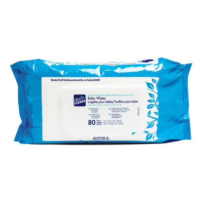Nice and Clean Baby Wipes 7" x 8" - Package of 80