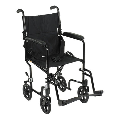 Drive Medical Aluminum Lightweight Transport Wheelchair