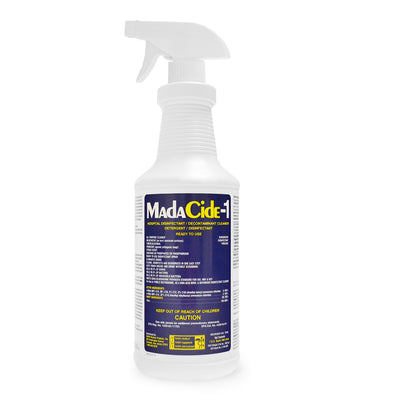MadaCide-1® Surface Disinfectant Cleaner Broad Spectrum Pump Spray Liquid Scented NonSterile