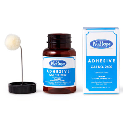 Ostomy Adhesive Cement Nu-Hope 4 oz., Applicator For Ostomy Pouch