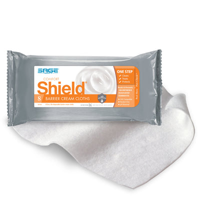 Comfort Shield Barrier Cream Cloths by Sage Product