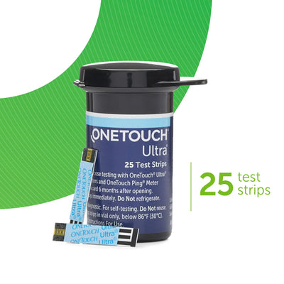 OneTouch Ultra® Blue Blood Glucose Test Strip with DoubleSure™ Technology