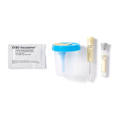 Urine Specimen Collection Kit BD Vacutainer® 4 mL / 8 mL Plastic Collection Cup / Collection Tube Sterile
