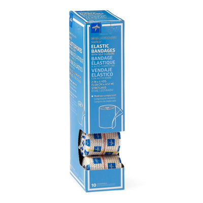Elastic Bandage Matrix  Double Hook and Loop Closure Natural NonSterile Medium Compression