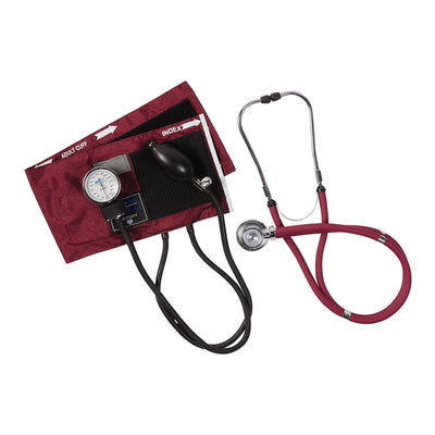 Reusable Aneroid / Stethoscope Set Match Mates® Multiple Cuff Sizes Dual Head Sprague Stethoscope Pocket Aneroid