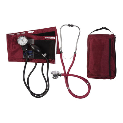 Reusable Aneroid / Stethoscope Set Match Mates® Multiple Cuff Sizes Dual Head Sprague Stethoscope Pocket Aneroid