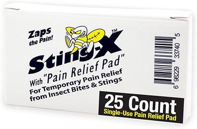 Sting and Bite Relief Sting X Towelette Individual Packet