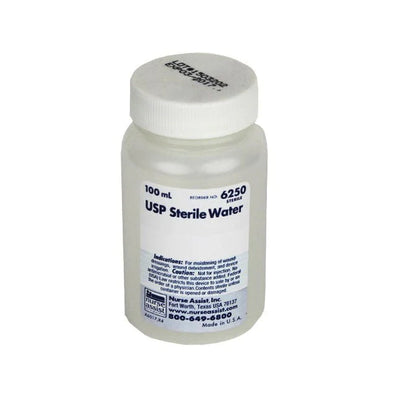 Nurse Assist Inc USP Sterile Water For Irrigation with Screw Top Container 100mL
