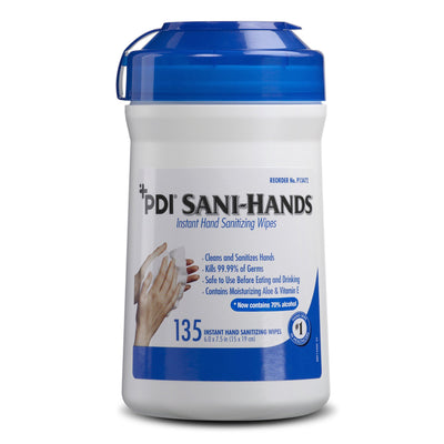 Sani-Hands ALC Alcohol Unscented Antiseptic Hand Wipe 135 Count by Professional Disposables