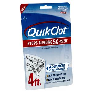 Adventure QuikClot Advanced Clotting Hemostatic Gauze