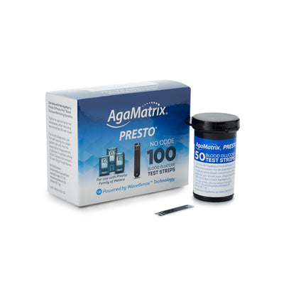WaveSense Presto End-fil Blood Glucose Test Strips - Box
