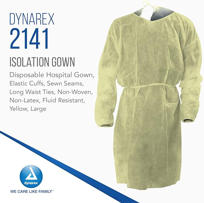 Protective Procedure Gown One Size Fits Most NonSterile Disposable