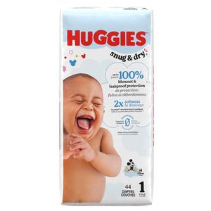 Huggies Snug & Dry Diapers, Jumbo Pack, Size 1