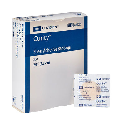 Adhesive Strip Curity Plastic Sheer Sterile- Box