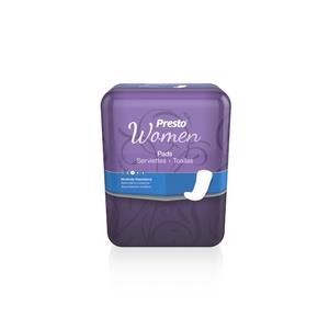 Incontinence Pad, Moderate Absorbency, 10" Long