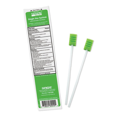 Oral Swab Toothette Plus Mouthwash Foam Tip 2 per Pack