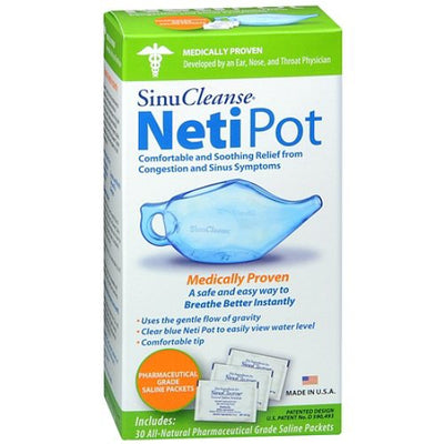 SinuCleanse Neti Pot, Clear Blue by Ascent Consumer Products - Singles