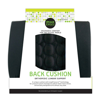 Imak Back Cushion with Ergopressure Technology