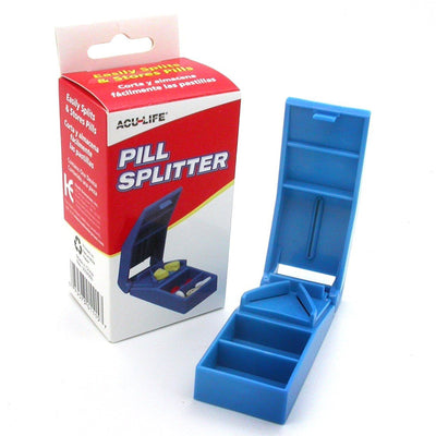 Pill Cutter Acu-Life® Hand Operated Blue
