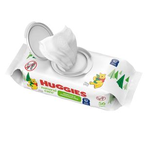 Baby Wipe Huggies Natural Care Soft Pack Aloe / Vitamin E Unscented