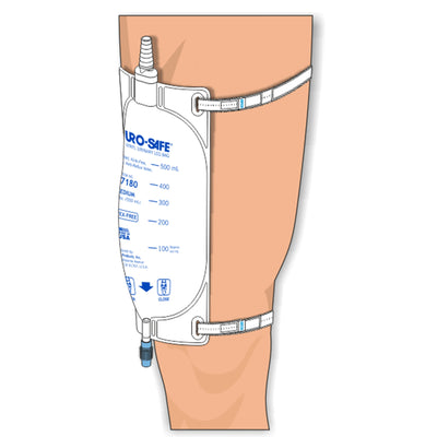 Leg Bag Strap Urocare NonSterile, Fits: 8 to 24 Inch D
