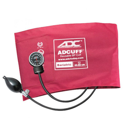 Aneroid Sphygmomanometer Unit Bariatric Diagnostix™720 Series Bariatric Cuff Nylon Cuff 44 - 66 cm Pocket Aneroid