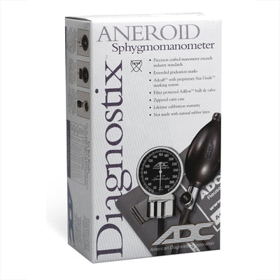 Aneroid Sphygmomanometer Unit Bariatric Diagnostix™720 Series Bariatric Cuff Nylon Cuff 44 - 66 cm Pocket Aneroid