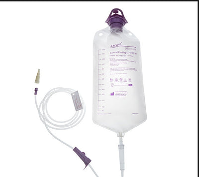 Gravity Feeding Bag Set with ENFit™ Connector  1200 mL