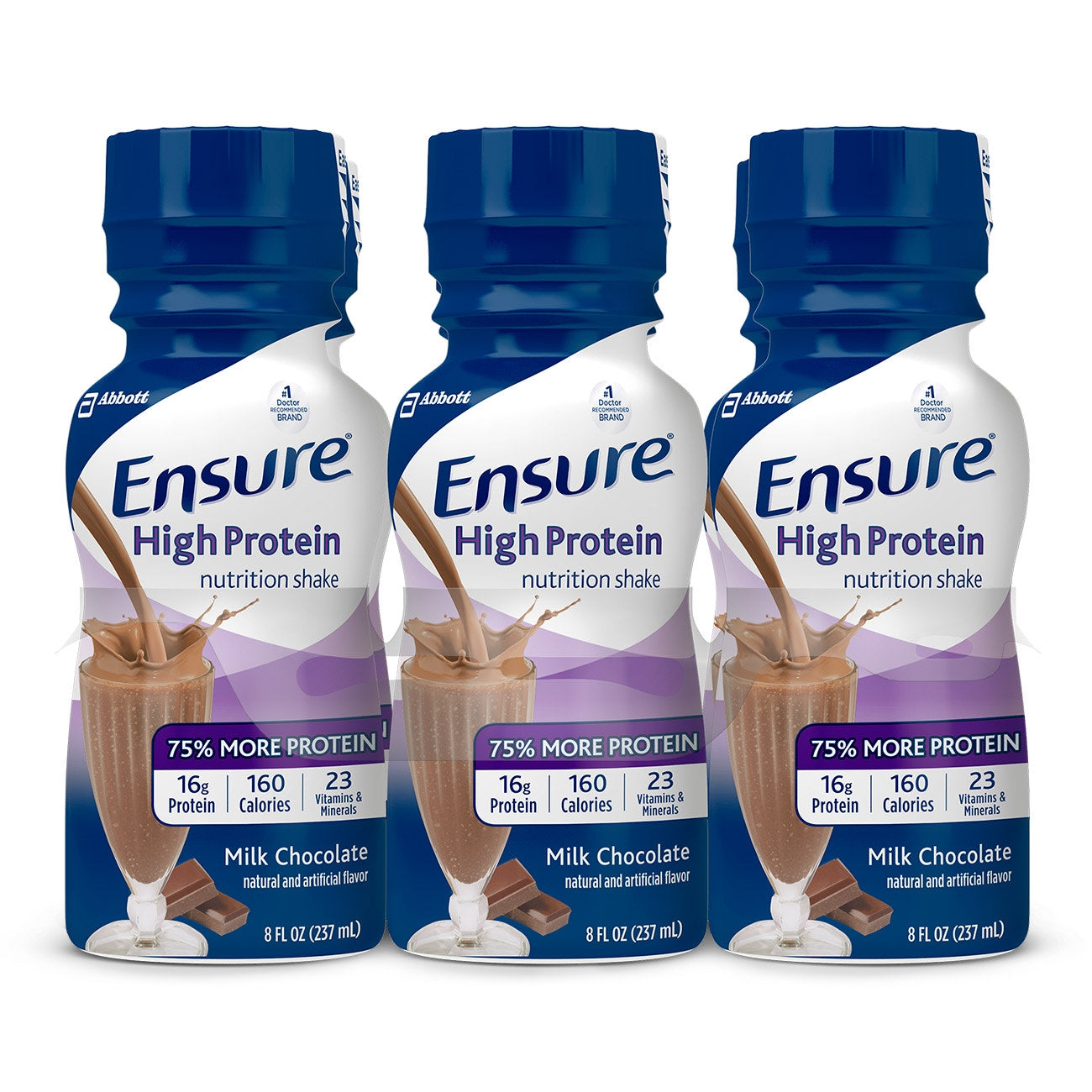 Ensure Active High Protein Ready-to-Drink, 8 oz Bottle - Package of 6 ...